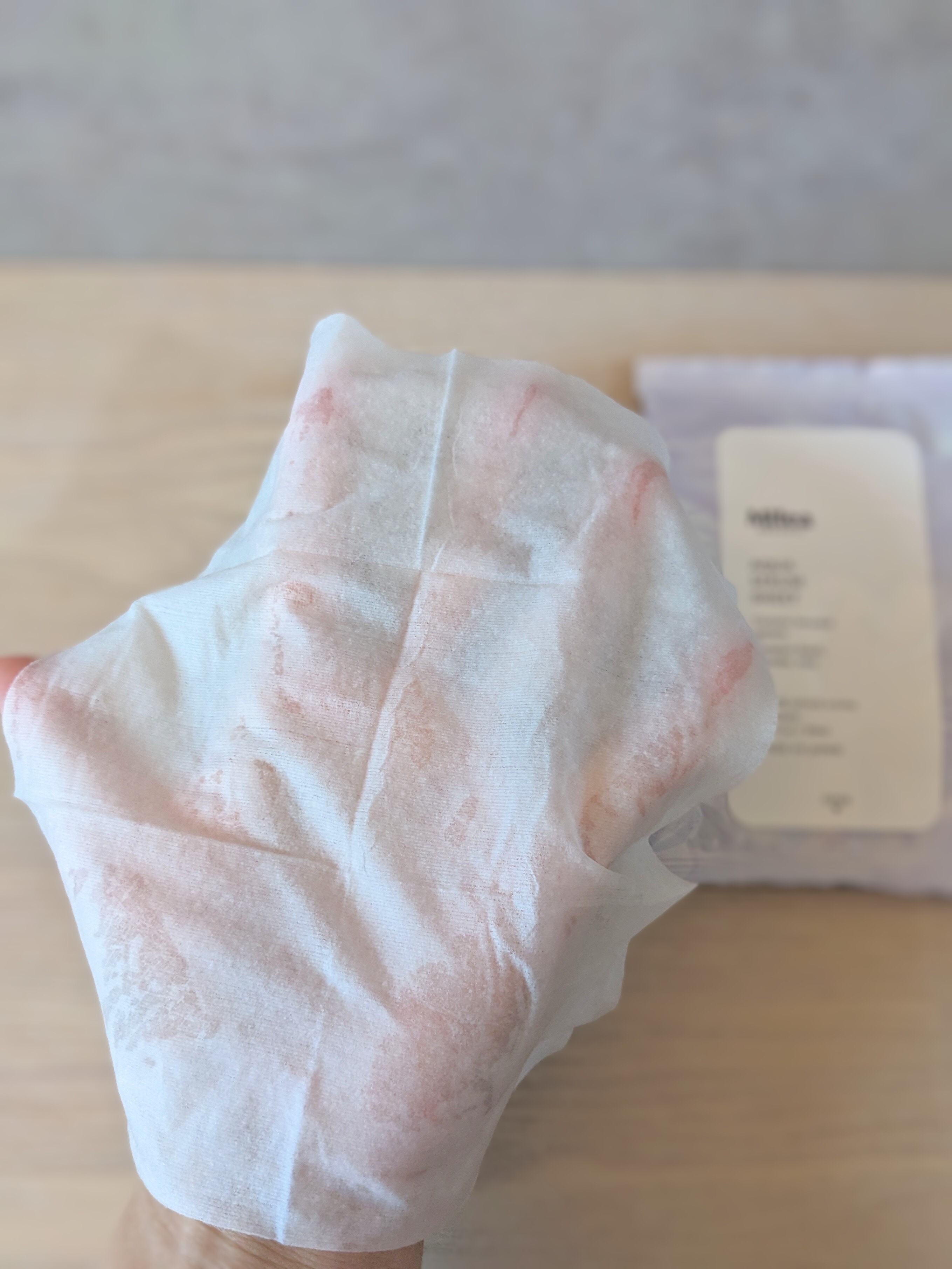 アクアセラムシートマスク/ミティア オーガニック/拭き取り化粧水を使ったクチコミ（3枚目）