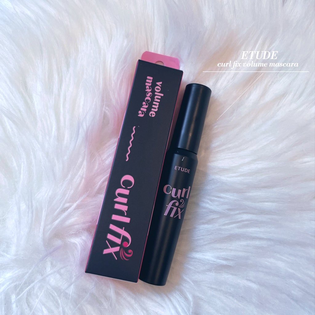 カールフィックスマスカラ ボリュームブラック/ETUDE/マスカラを使ったクチコミ（1枚目）