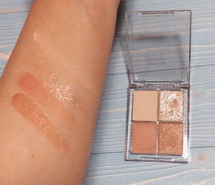 4色アイシャドウパレット/aZTK/アイシャドウパレットを使ったクチコミ(4枚目)