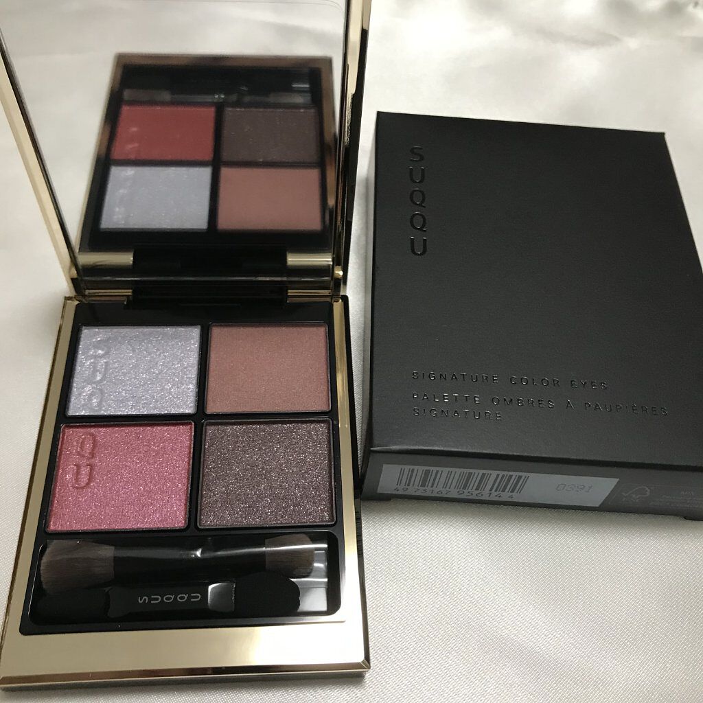シグニチャー カラー アイズ 105 宵汐空 -YOISEKISORA/SUQQU/アイシャドウパレットを使ったクチコミ（1枚目）