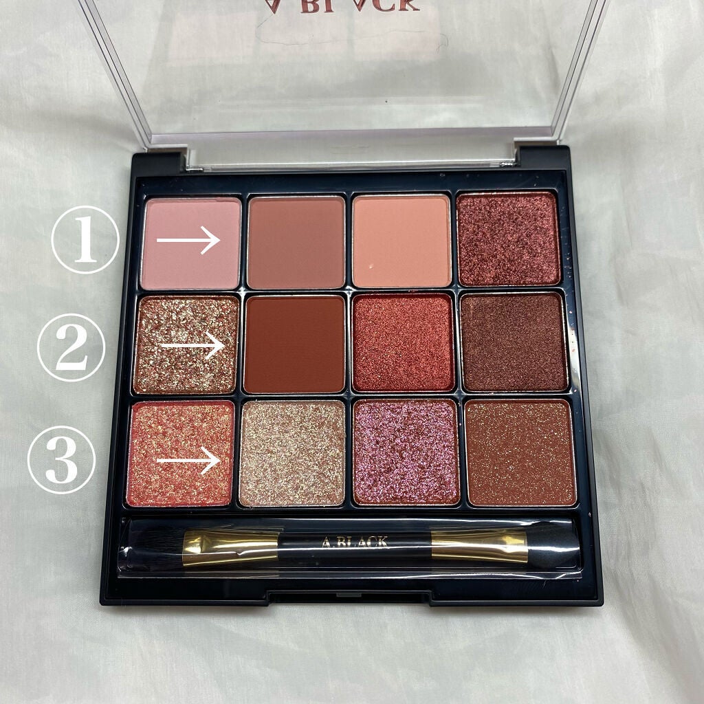グラムチェンジマルチパレット/A.BLACK/マルチパレットを使ったクチコミ(2枚目)