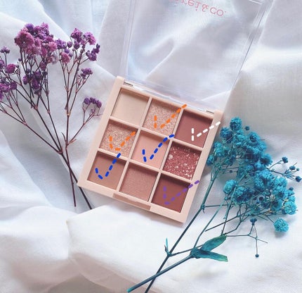 アイシャドウパレット/Kirei&co./アイシャドウパレットを使ったクチコミ(3枚目)