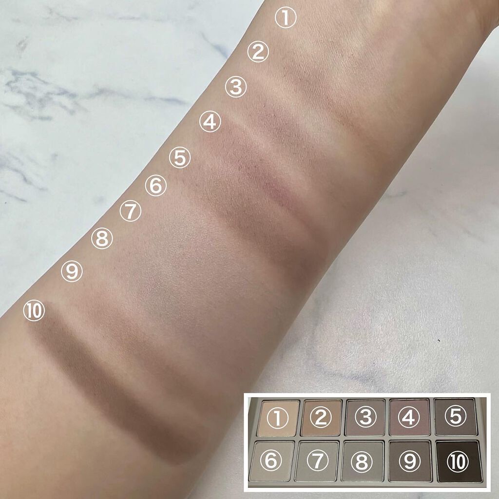 ベターザンパレット/rom&nd/アイシャドウパレットを使ったクチコミ(2枚目)