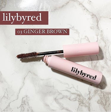 ナイントゥナイン サバイバルカラーカラ 03 Ginger Brown/lilybyred/マスカラを使ったクチコミ（1枚目）