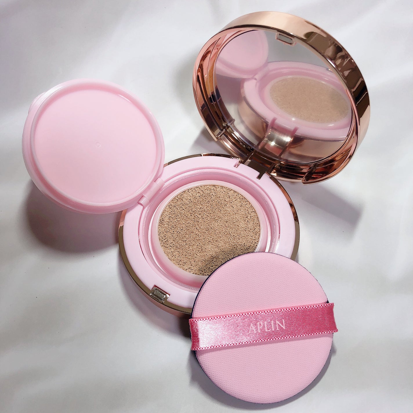 ピンクティーツリーカバーアップグロウクッション/APLIN/クッションファンデーションを使ったクチコミ(2枚目)