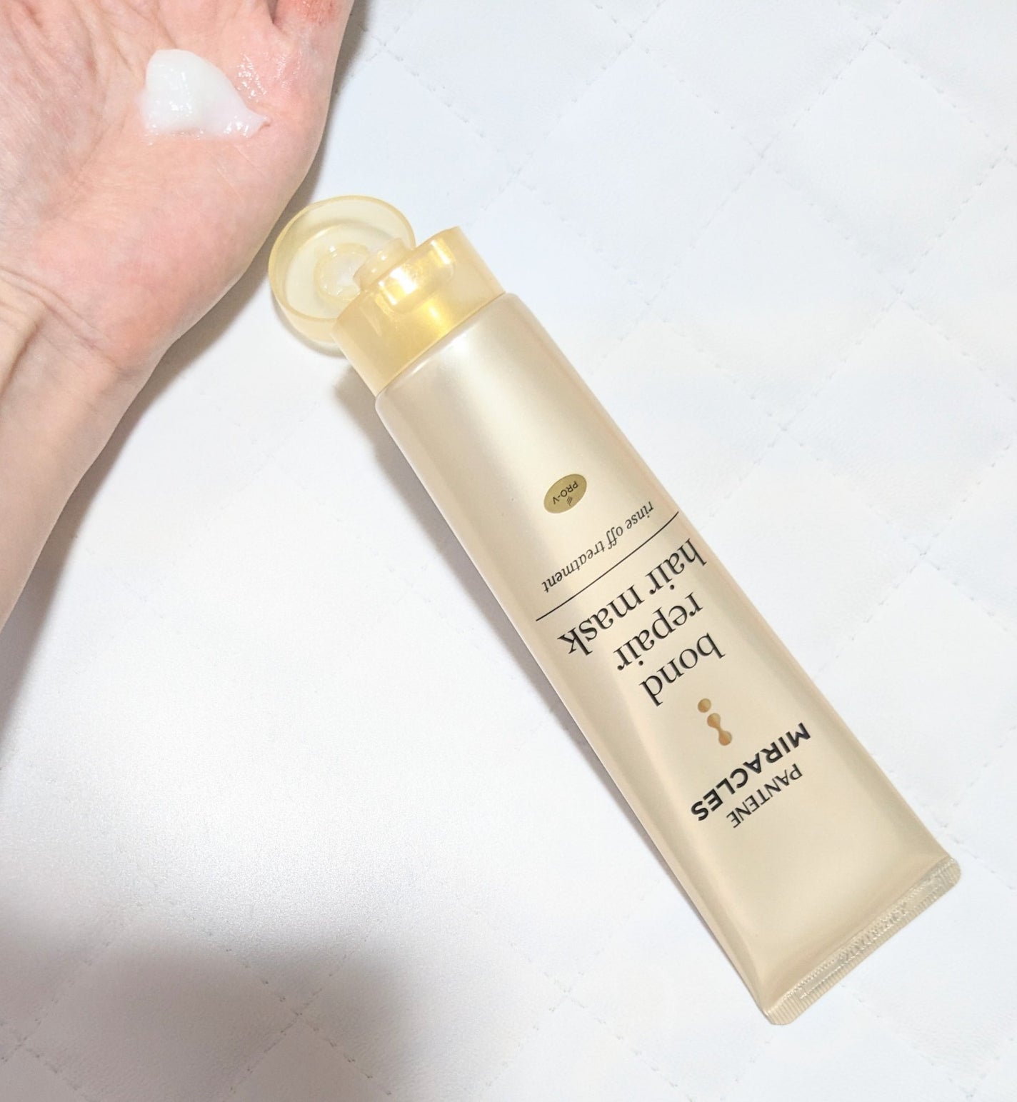 ミラクルズ ボンドリペア ヘアマスク/パンテーン/ヘアマスク・ヘアパックを使ったクチコミ(2枚目)