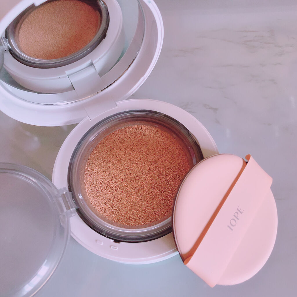 エアクッション カバー/IOPE/クッションファンデーションを使ったクチコミ（2枚目）