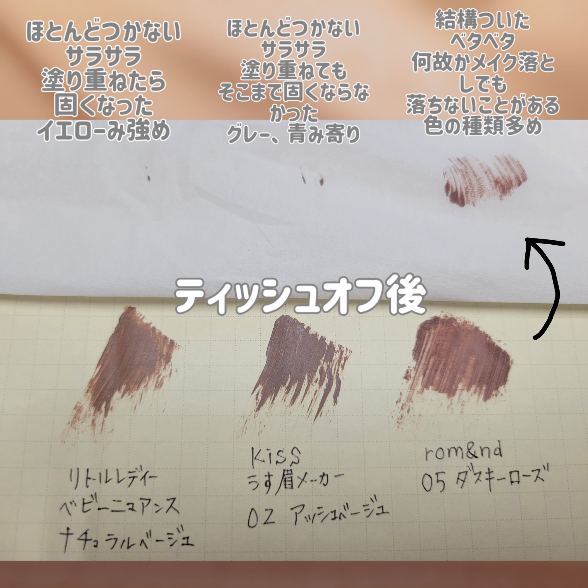 ベビーニュアンス アイブロウマスカラN/リトルレディ/眉マスカラを使ったクチコミ（3枚目）