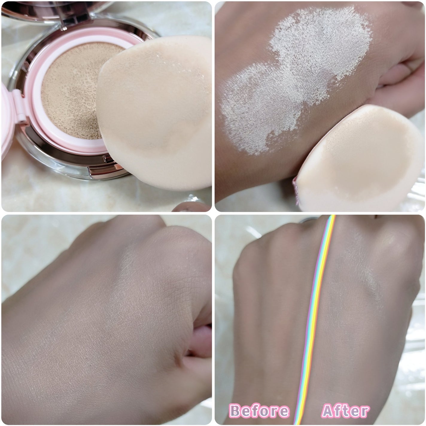 アリウル インクフェザーカバーラスティングクッション/Ariul/クッションファンデーションを使ったクチコミ(3枚目)