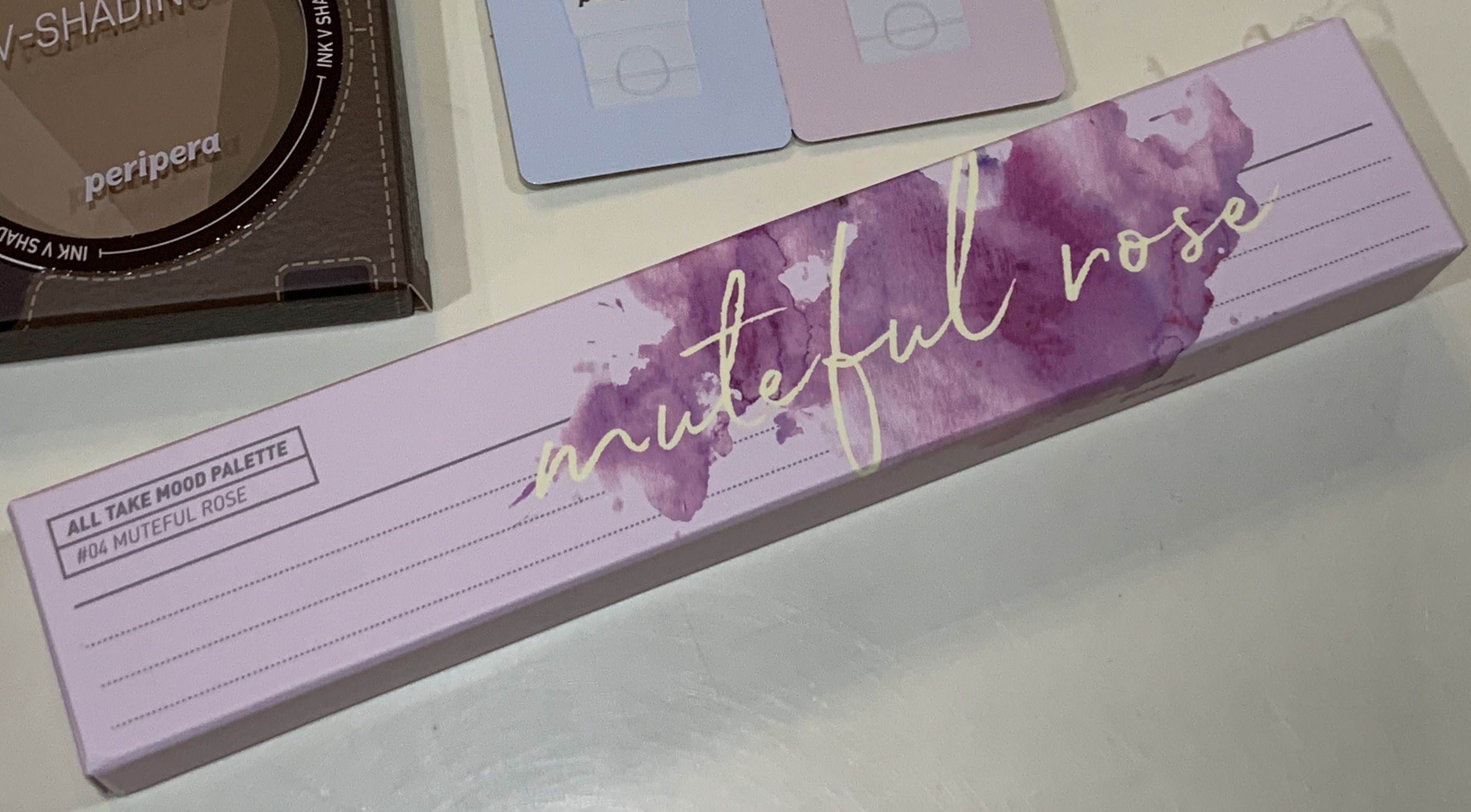 オール テイク ムード パレット(24AD) 【旧】04 MUTEFUL ROSE/PERIPERA/アイシャドウパレットを使ったクチコミ（3枚目）