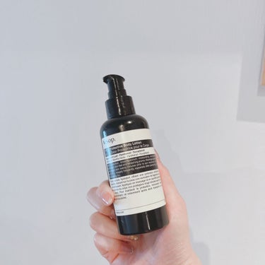 Aesop イソップ  プロテクションボディローションのクチコミ「説明にはSPF50としかなく避けていましたが、実物はSPF50 PA++++だったので購入。
.....」（1枚目）