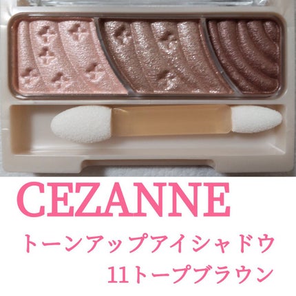 トーンアップアイシャドウ/CEZANNE/アイシャドウパレットを使ったクチコミ(1枚目)