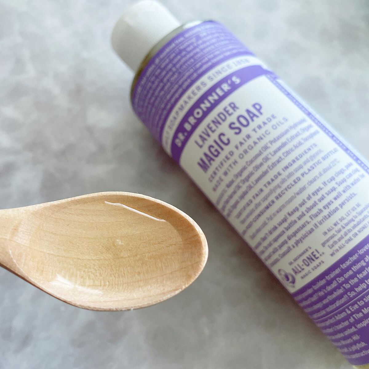 マジックソープ ラベンダー/ドクターブロナー/ボディソープを使ったクチコミ（2枚目）