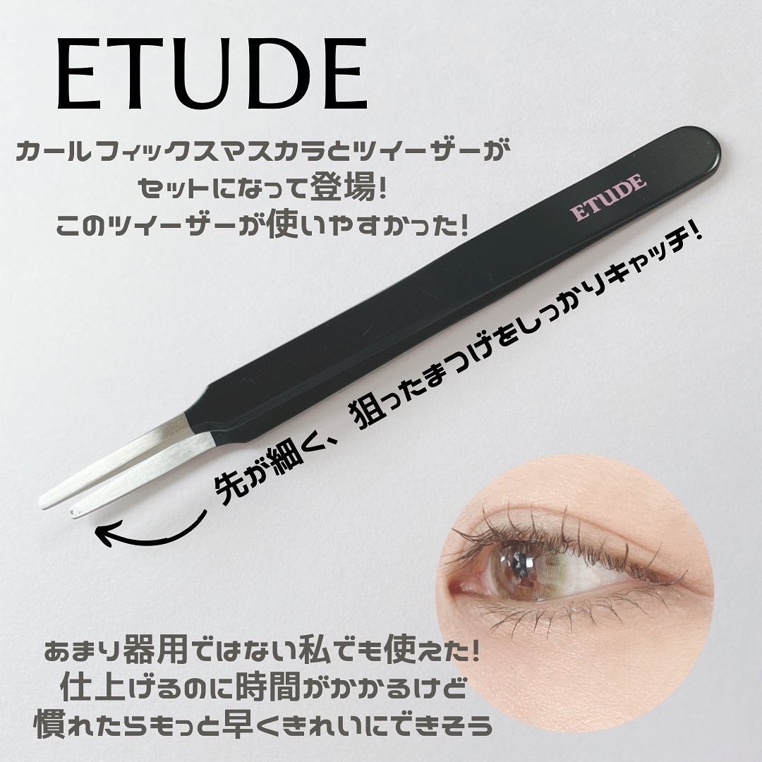 カールフィックスマスカラ/ETUDE/マスカラを使ったクチコミ(3枚目)
