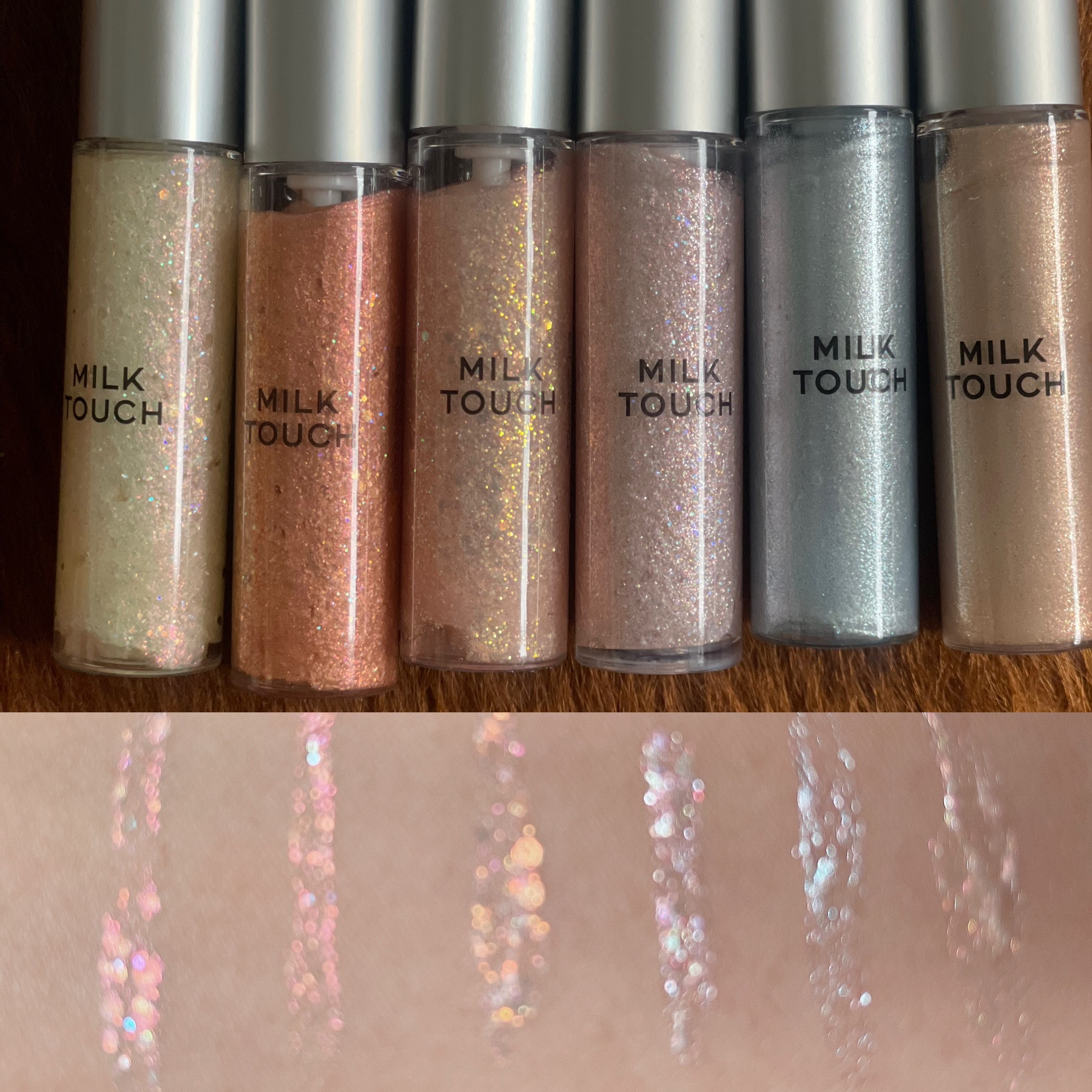 フェアリージュエルアイグリッター Aurora White Jewelry/Milk Touch/グリッターを使ったクチコミ（1枚目）