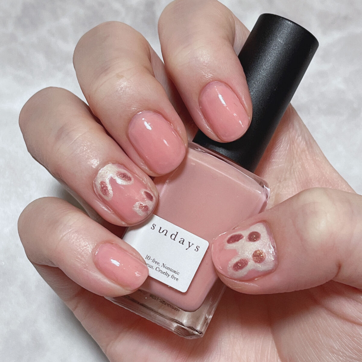 sundays ネイルポリッシュ No.49 Rose Quartz/sundays/マニキュアを使ったクチコミ（3枚目）