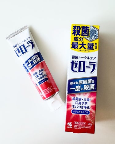 小林製薬 ゼローラのクチコミ「パッケージからして強そうな
歯磨き粉ぜローラ。
使用感は、とても刺激的です！
かなりピリッとす.....」（1枚目）