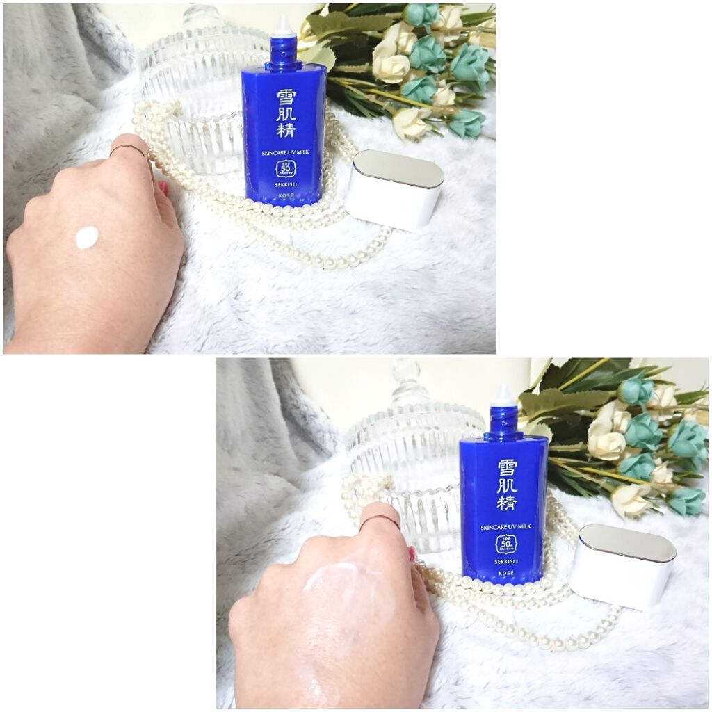 ホワイト UV ミルク/雪肌精/日焼け止めミルクを使ったクチコミ（3枚目）