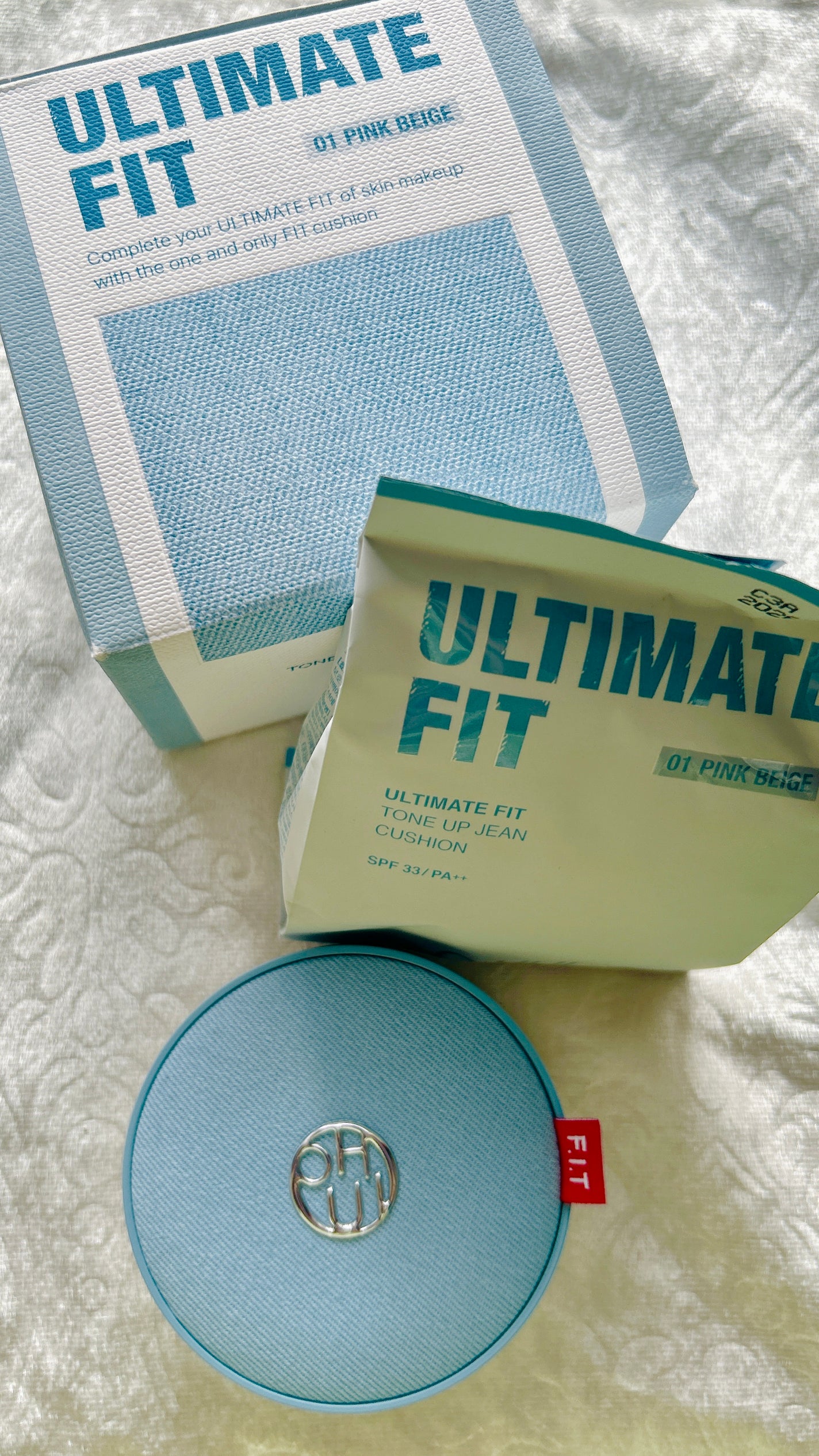 アルティメットフィット トーンアップデニムクッション/OHUI/クッションファンデーションを使ったクチコミ(1枚目)
