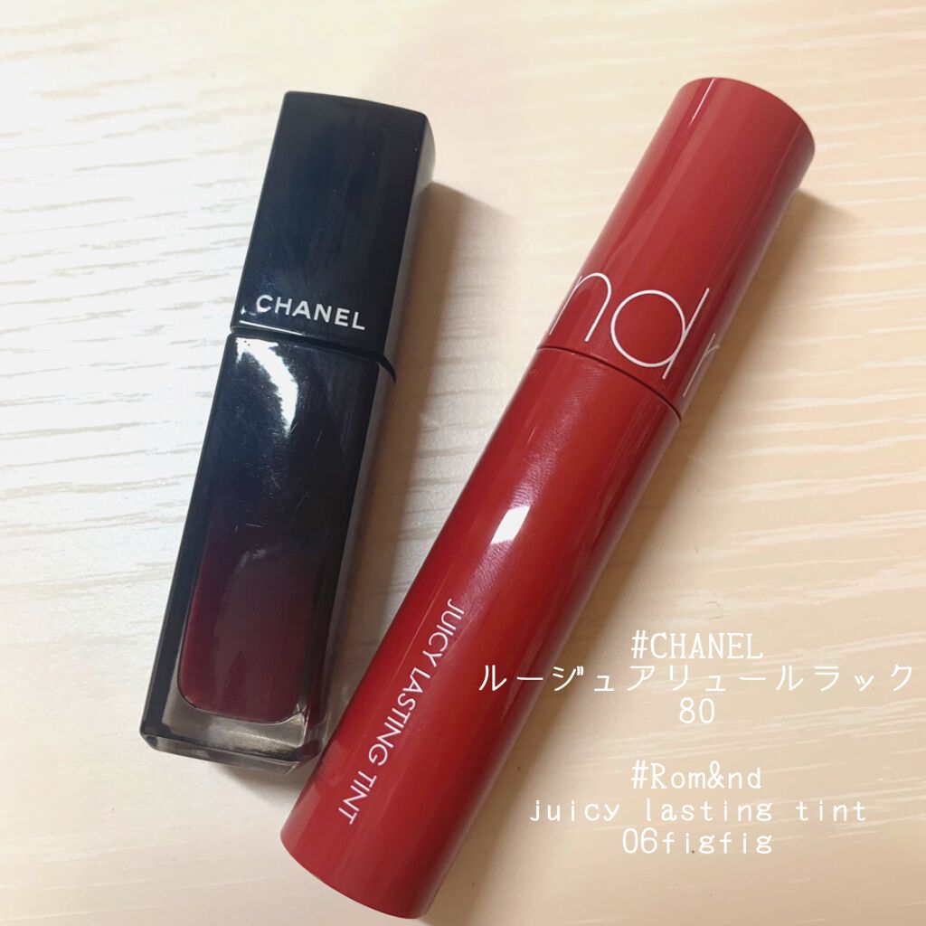 ジューシーラスティングティント/rom&nd/リップティントを使ったクチコミ(3枚目)