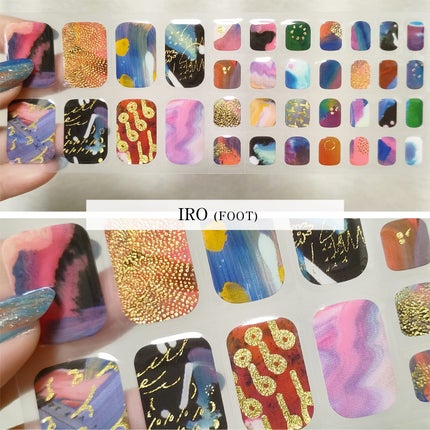 ハンド ジェルネイルシール 2022 Summer コレクション/7nana/ネイルシールを使ったクチコミ(4枚目)