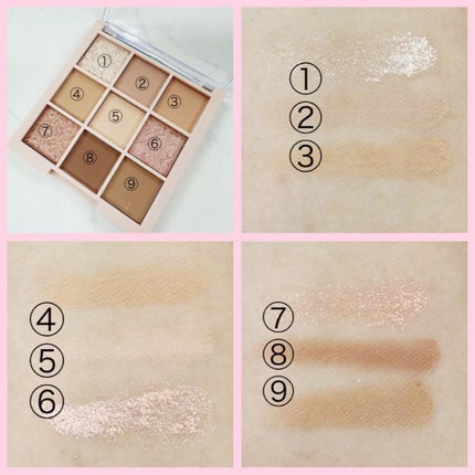 アイシャドウパレット/Kirei&co./アイシャドウパレットを使ったクチコミ(1枚目)