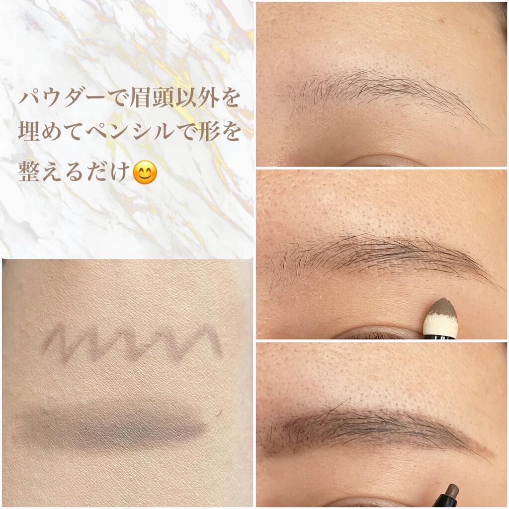アンジエンド ラストアイブロー/シーヴァ/アイブロウペンシルを使ったクチコミ（2枚目）