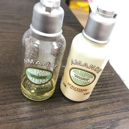L'OCCITANE アーモンド シャンプー・コンディショナーセット 試してみた】アーモンド シャンプー/コンディショナー L