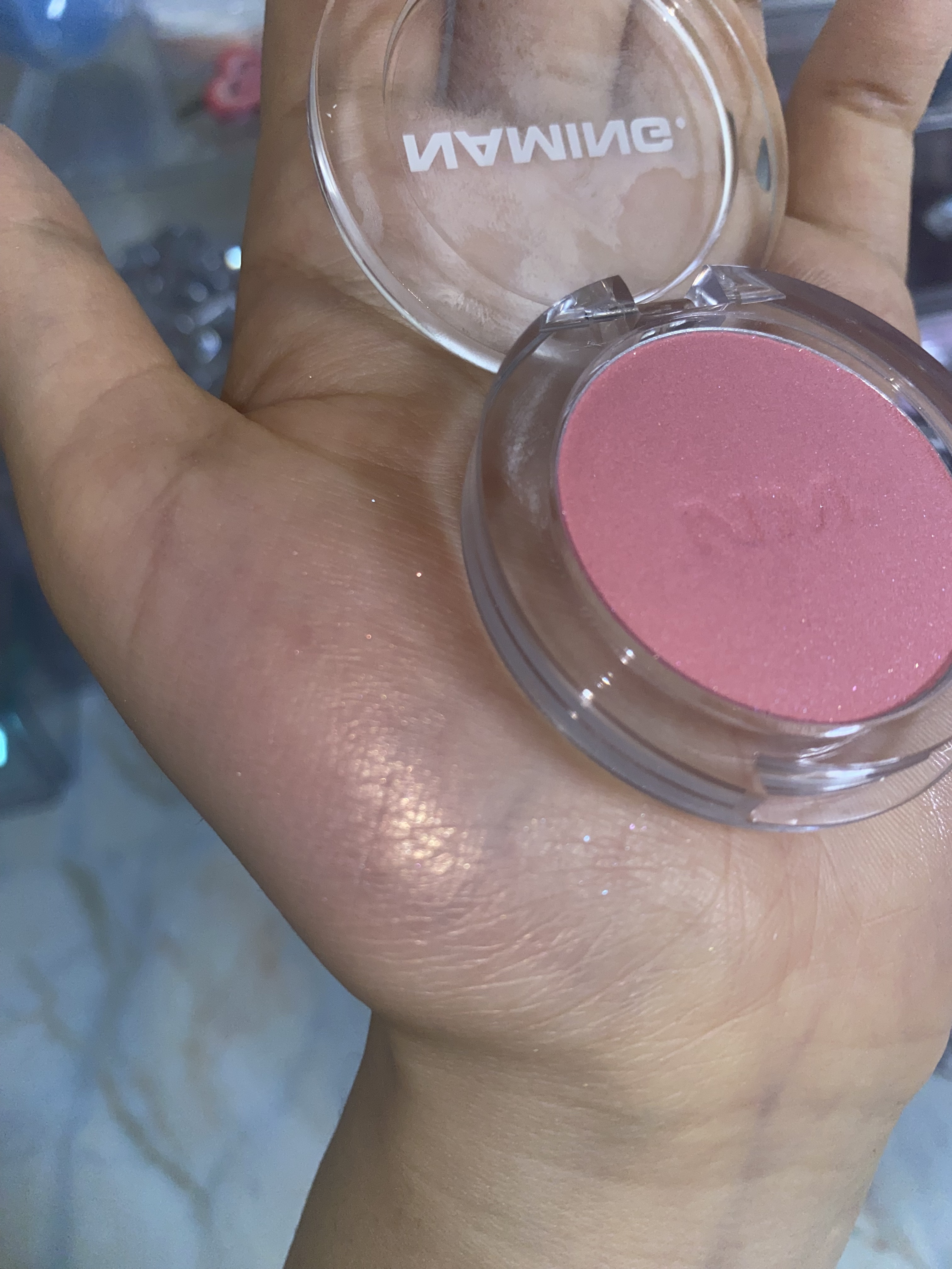 ネーミング フラッフィーベイクド ハイライター/NAMING./パウダーハイライトを使ったクチコミ（3枚目）