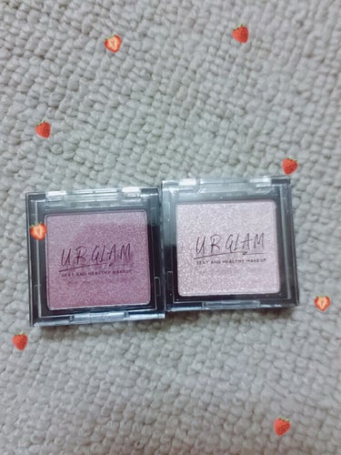 UR GLAM　POWDER EYESHADOW ヌーディーピンク〈パールラメ〉/U R GLAM/シングルアイシャドウを使ったクチコミ（2枚目）