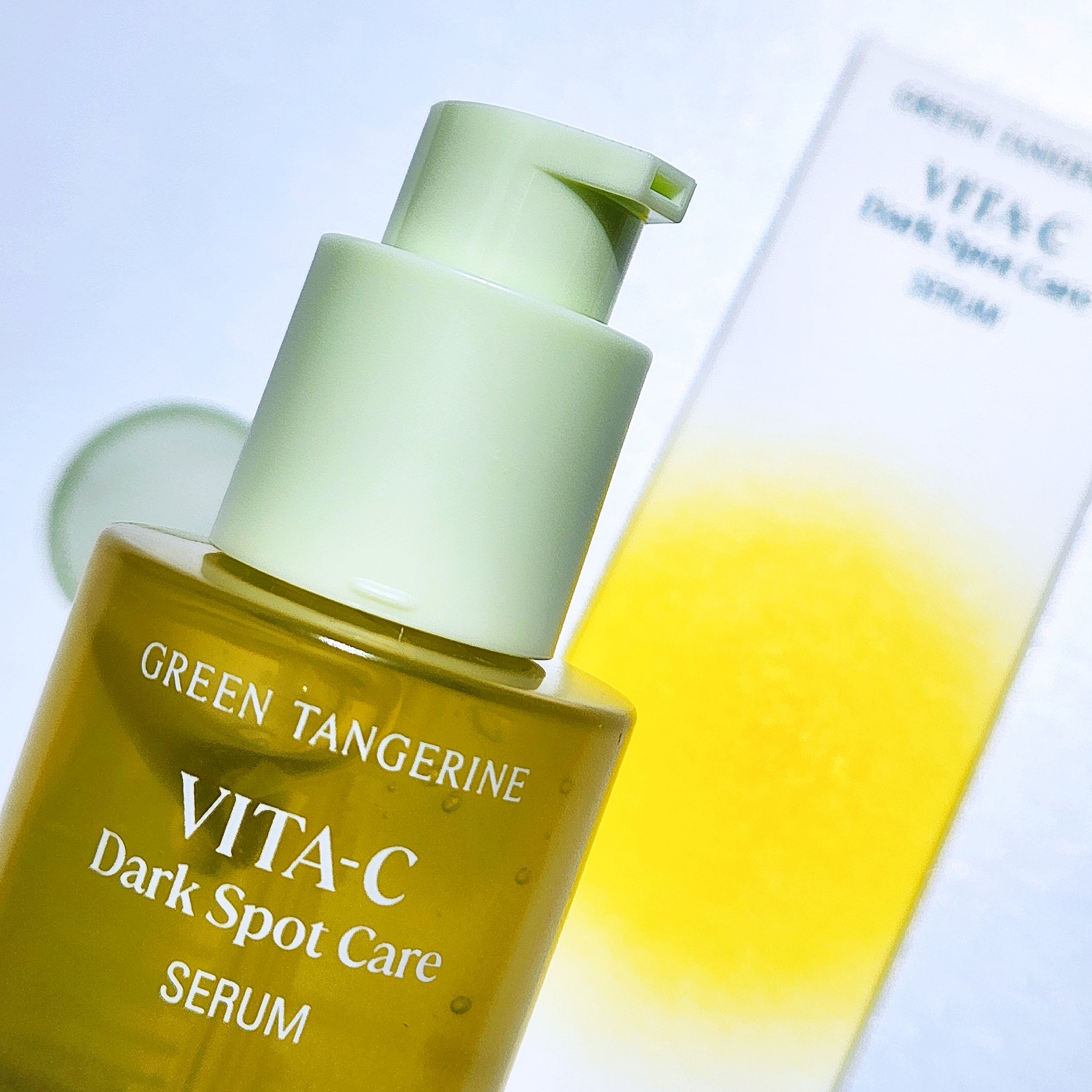 グリーンタンジェリン ビタC ダークスポットケアセラム/goodal/美容液を使ったクチコミ（3枚目）