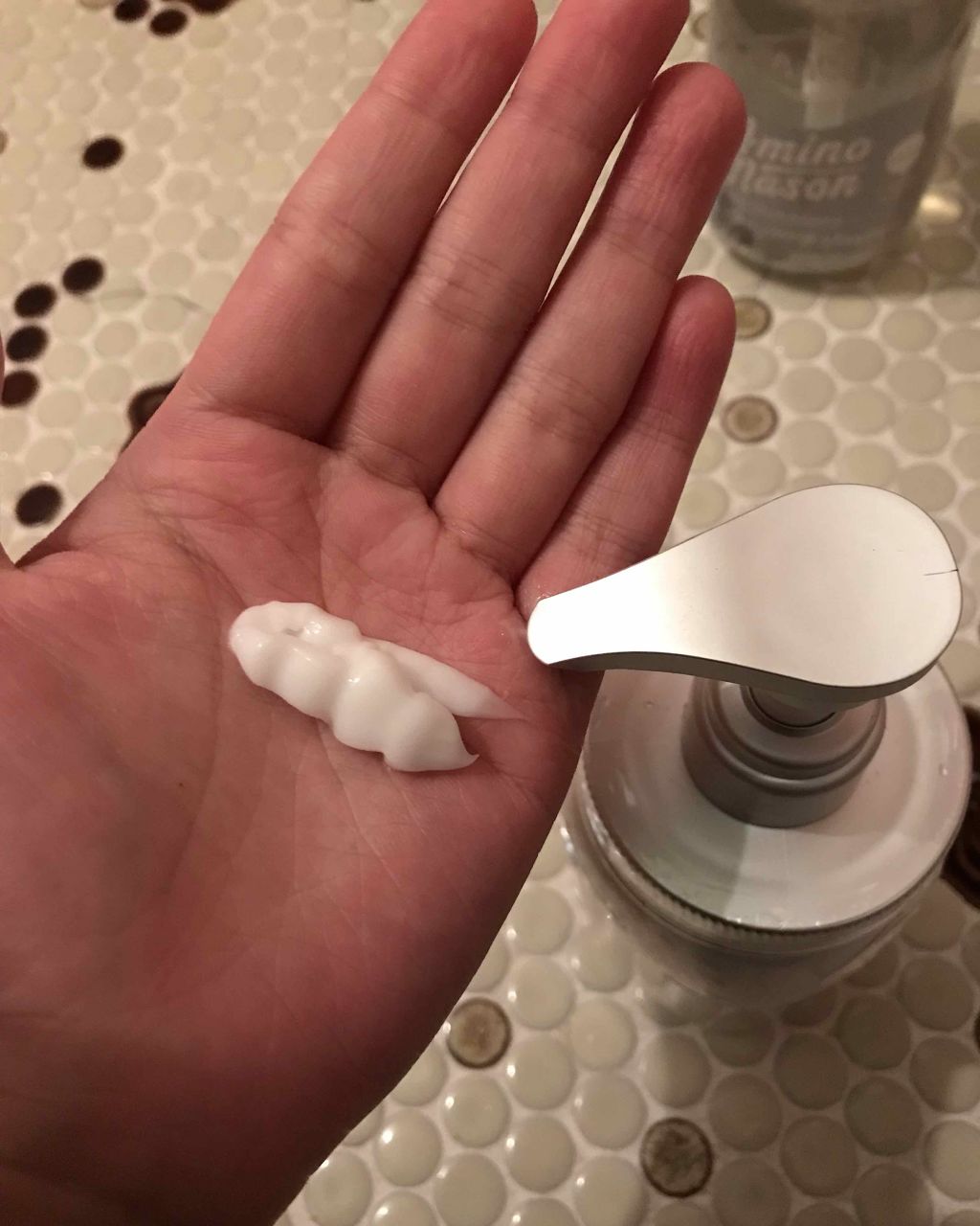 [旧商品]スムース ホイップクリーム シャンプー／スムース フルーツクリーム トリートメント ホイップクリーム シャンプー/アミノメイソン/シャンプー・コンディショナーを使ったクチコミ（3枚目）