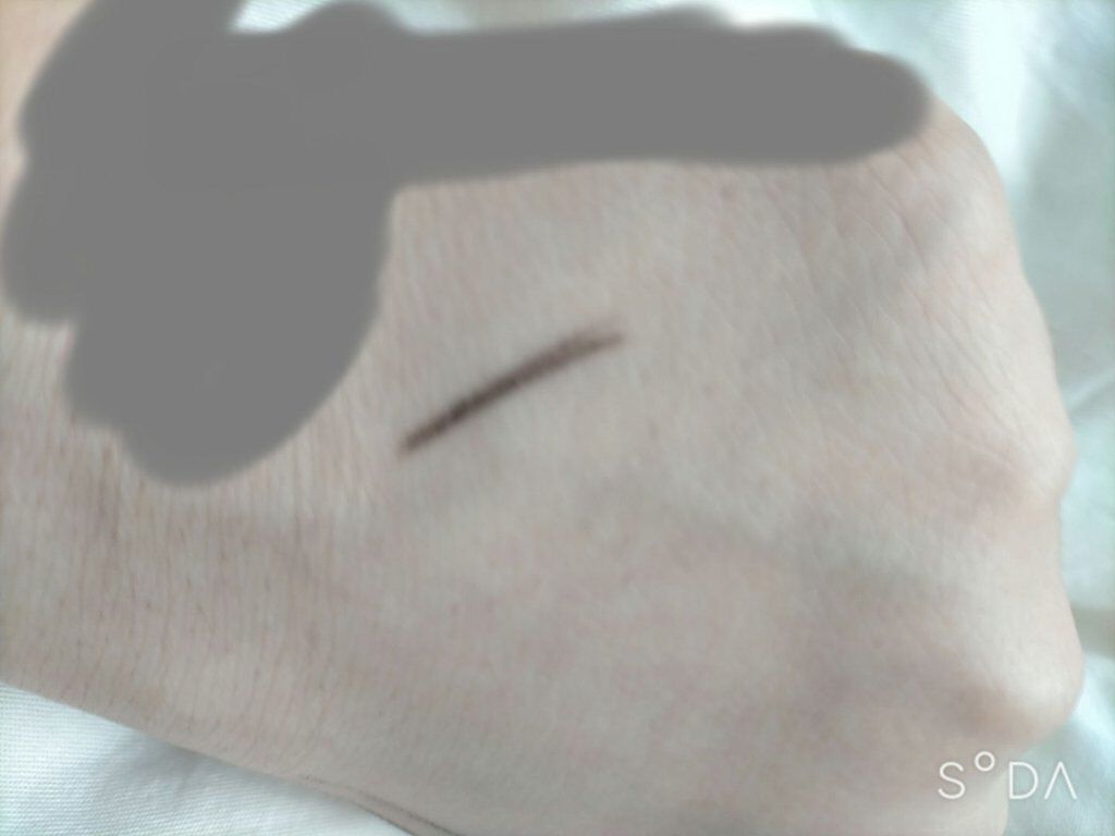 アイライナーペンシル 02 ナチュラルブラウン/キャンメイク/ペンシルアイライナーを使ったクチコミ（2枚目）