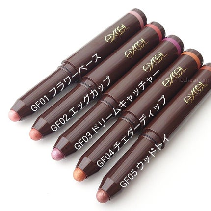 グリームオンフィットシャドウ/excel/スティックアイシャドウを使ったクチコミ(2枚目)