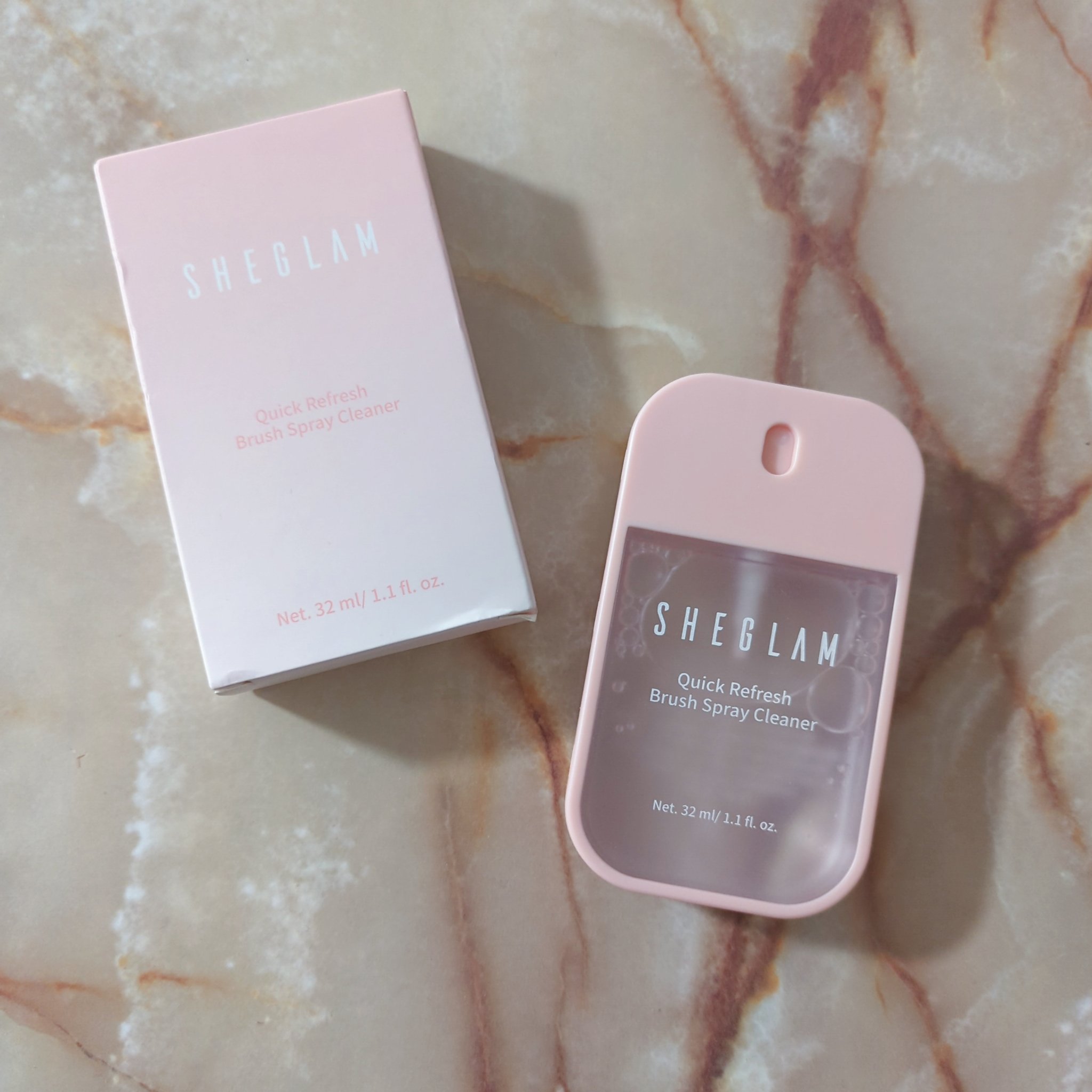 Quick Refresh ブラシクリーナースプレー/SHEGLAM/メイクブラシを使ったクチコミ（1枚目）