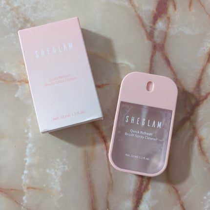 Quick Refresh ブラシクリーナースプレー/SHEGLAM/メイクブラシを使ったクチコミ(1枚目)