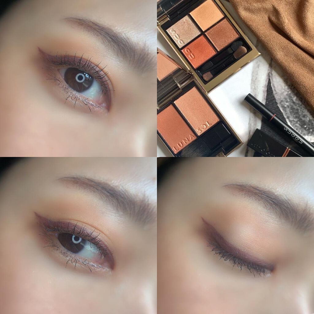 カラーリンググレイズ EX03 Bronze Desert/LUNASOL/パウダーチークを使ったクチコミ（1枚目）