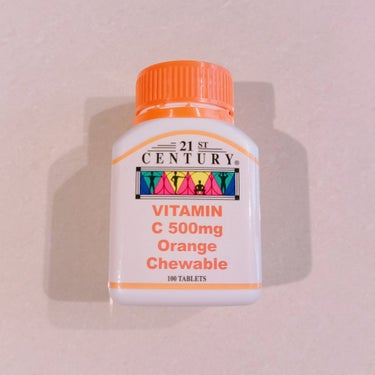 VITAMIN C 500mg Orange Chewable/21st Century/健康サプリメントを使ったクチコミ（1枚目）