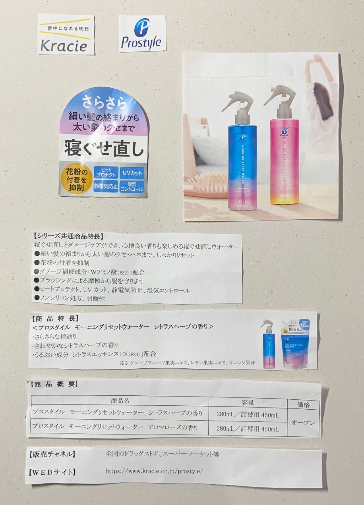 モーニングリセットウォーター シトラスハーブの香り/プロスタイル/プレスタイリング・寝ぐせ直しを使ったクチコミ(2枚目)