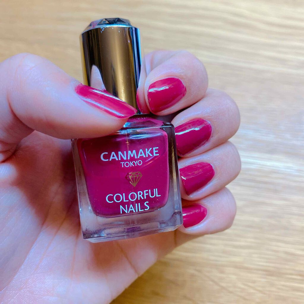 カラフルネイルズ 93 ワインレッド/キャンメイク/マニキュアを使ったクチコミ（1枚目）