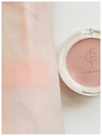 ベアブラッシャー パフ付き/フォレンコス/パウダーチークを使ったクチコミ(4枚目)