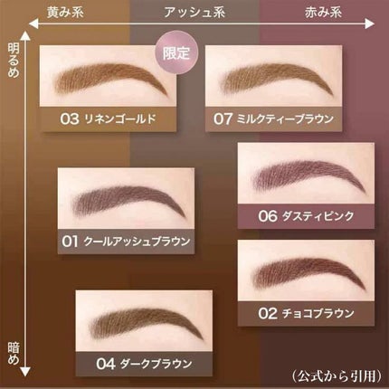 ブロウインク カラーティントデュオ/MAYBELLINE NEW YORK/眉ティントを使ったクチコミ(5枚目)