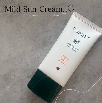 フォレスト マイルドカーミングサンクリーム/FoRest by Greenfinger/日焼け止めクリームを使ったクチコミ(1枚目)