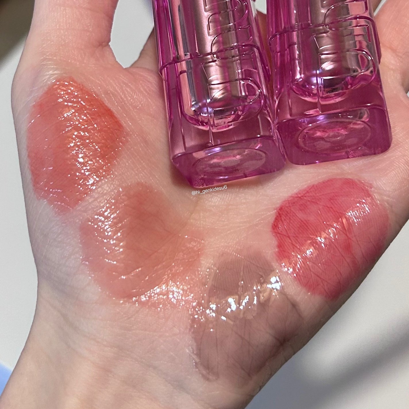 SPICY PINK パウティミラーティント/Uhue/リップティントを使ったクチコミ(4枚目)