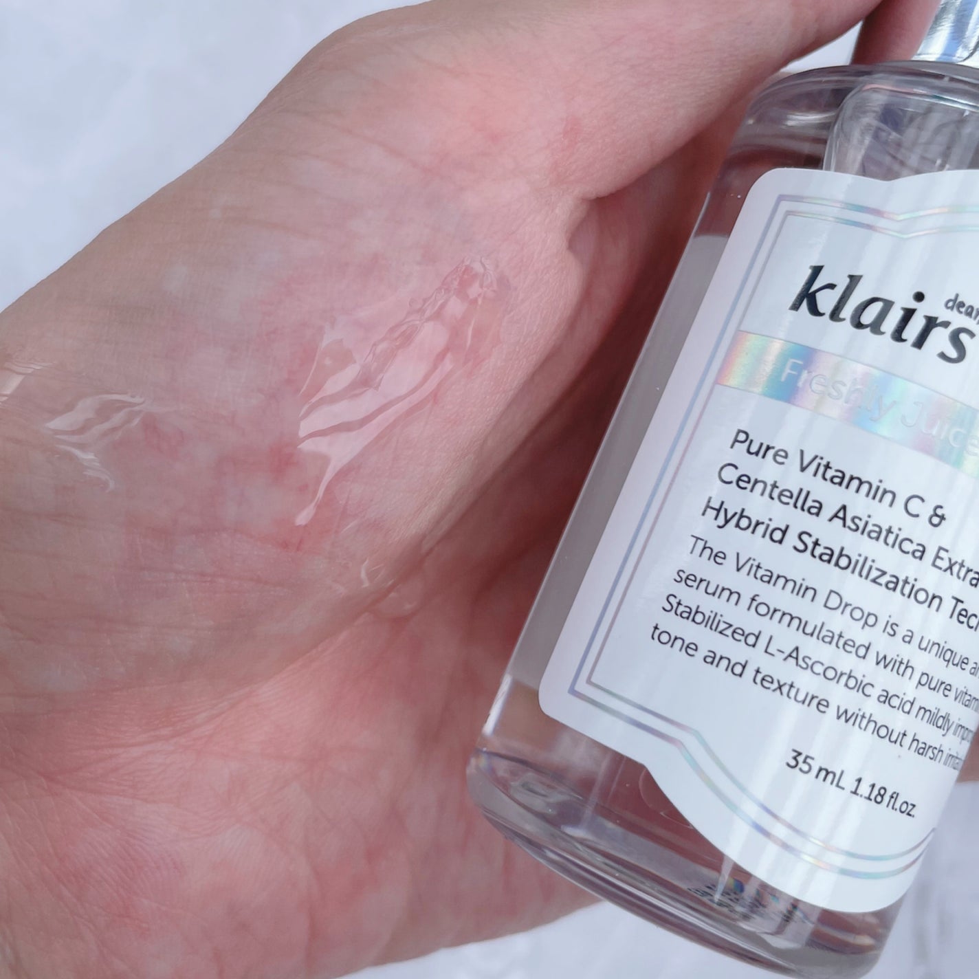 フレッシュリージュースドビタミンドロップ(35ml)/Klairs/美容液を使ったクチコミ(2枚目)