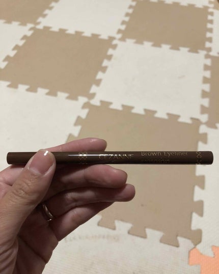 ブラウンアイライナー細芯/CEZANNE/リキッドアイライナーを使ったクチコミ(1枚目)