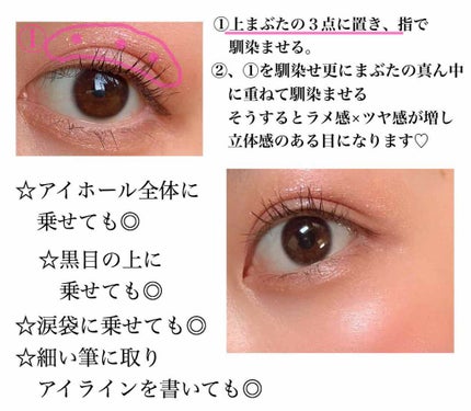 パラダイス シャイン アイ シークイン/DEAR DAHLIA/リキッドアイシャドウを使ったクチコミ(3枚目)