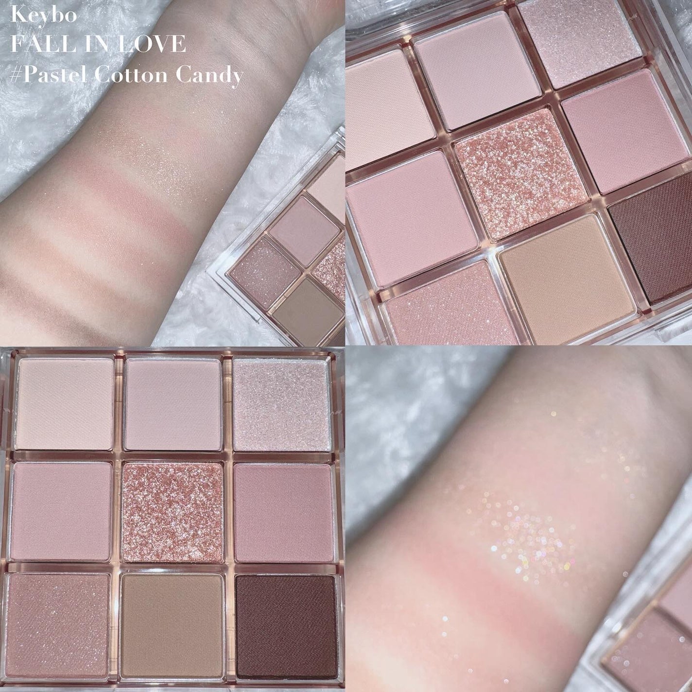 KEYBO FALL IN LOVE SHADOW PALETTE/keybo/アイシャドウパレットを使ったクチコミ(2枚目)