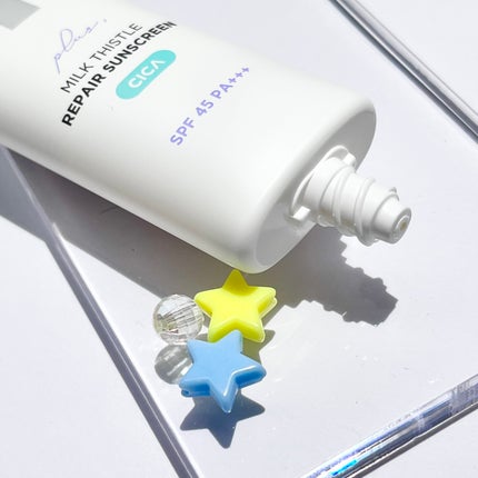 ミルクシスルリペアシカサンスクリーンプラス/BANOBAGI/日焼け止めミルクを使ったクチコミ(2枚目)