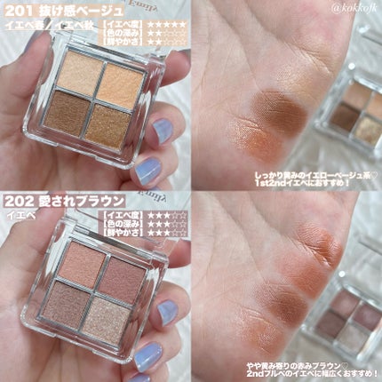 4カラー ミニアイパレット/Emery Emily/アイシャドウパレットを使ったクチコミ(3枚目)